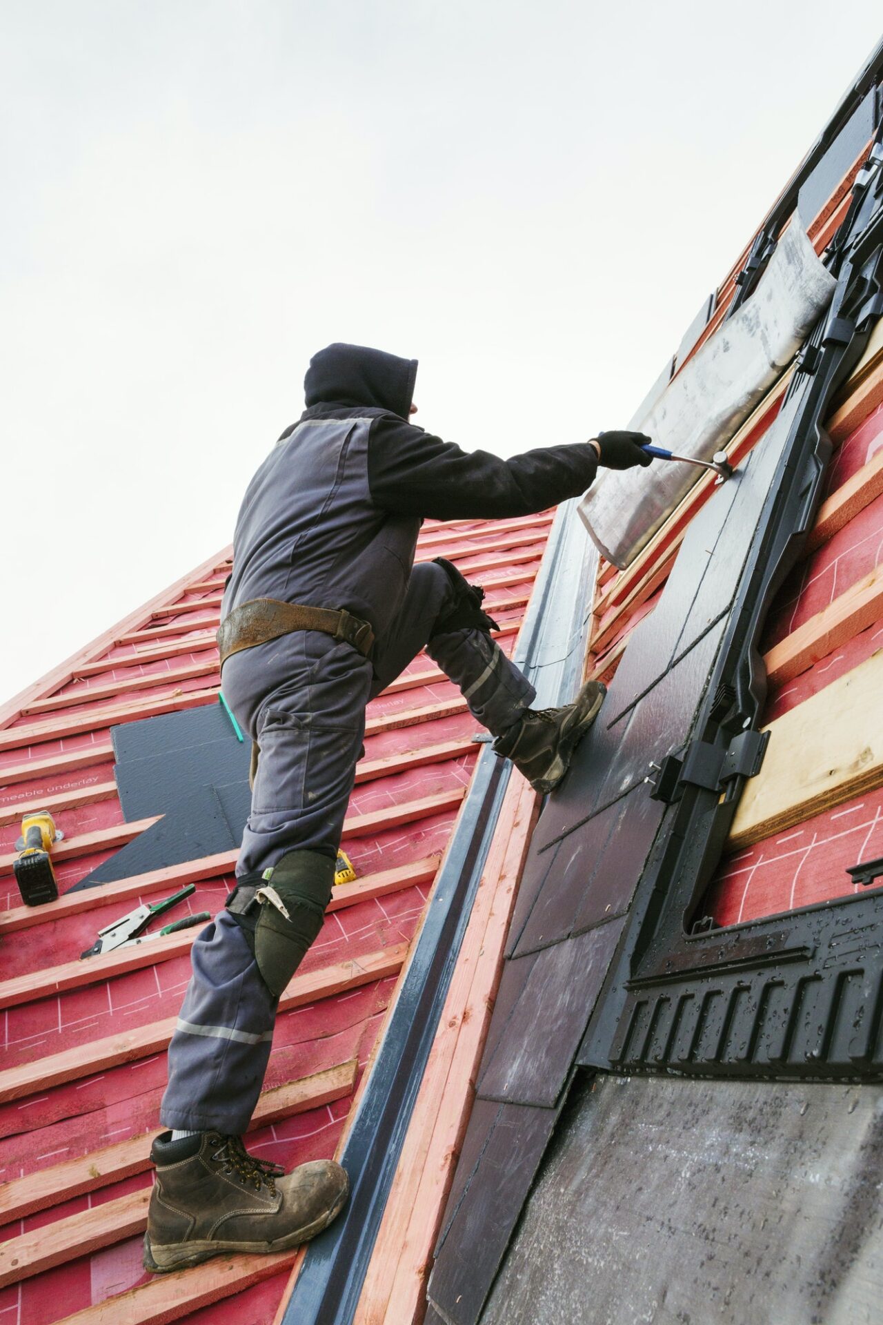 Architectural asphalt shingle roof used for a shingle roofing repair guide