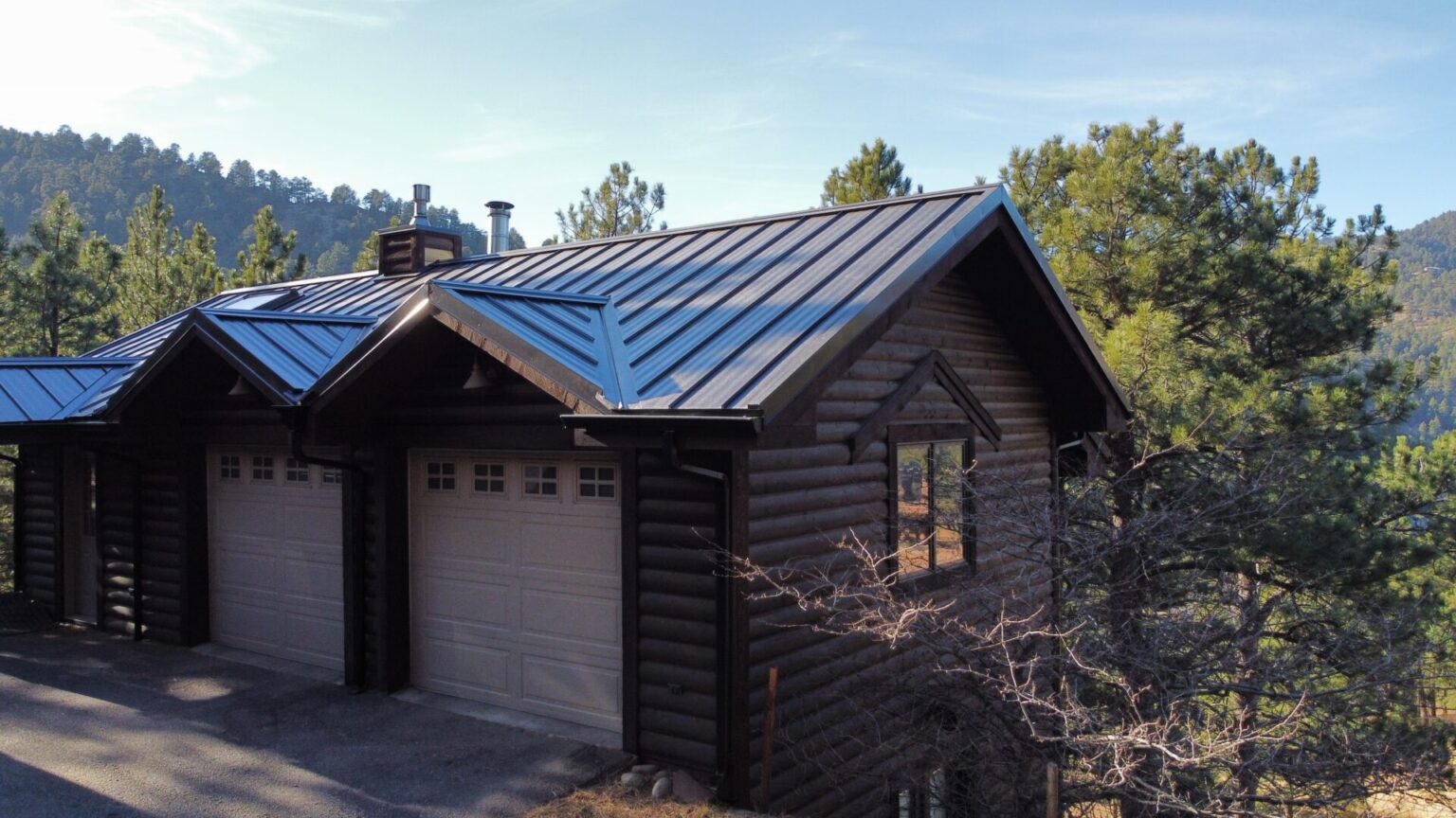 Metal roof flashing detail